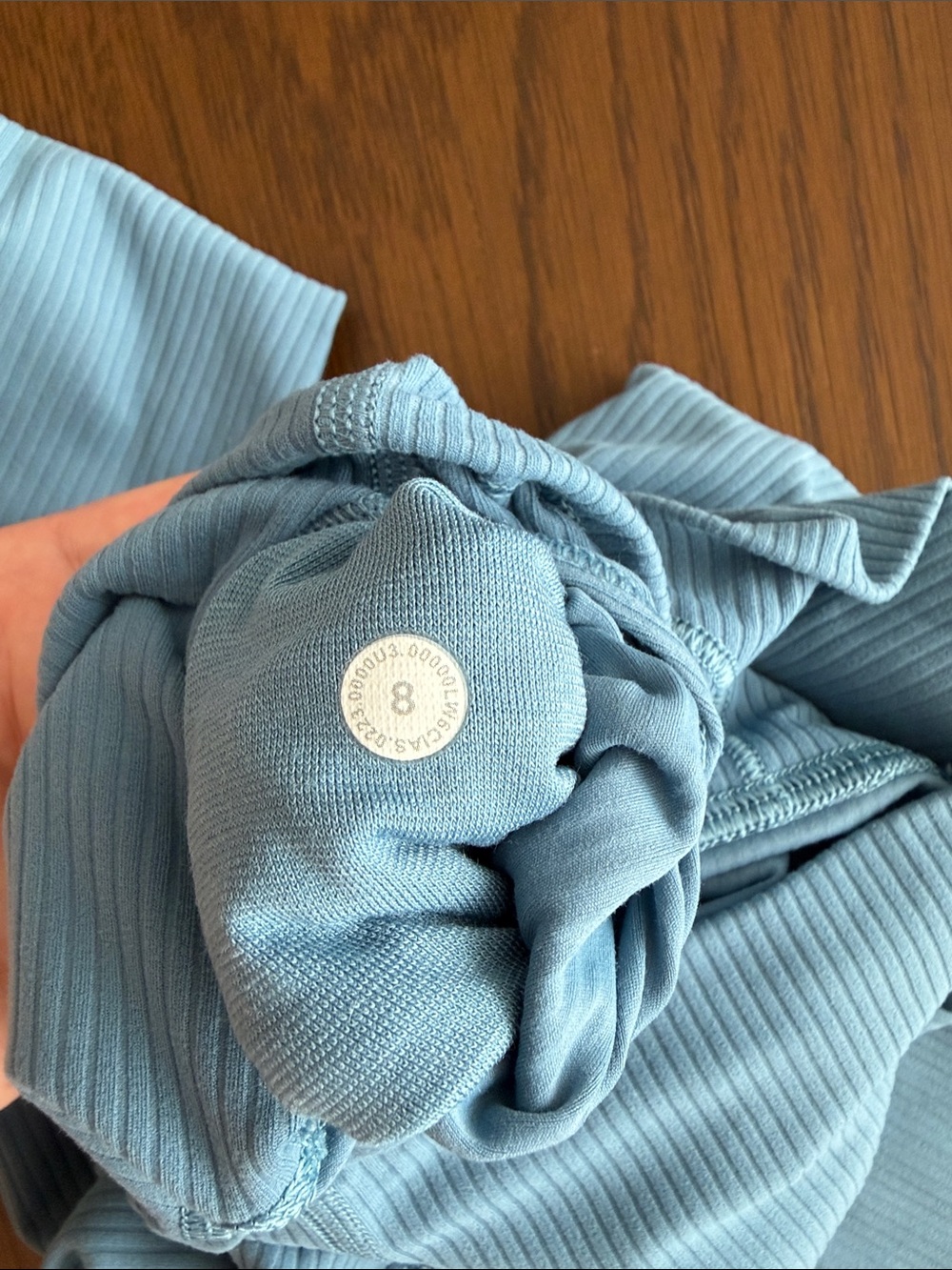 lululemon athletica Align Ribbed High-Rise Crop 23" - Utility Blue - Picture 7 of 8